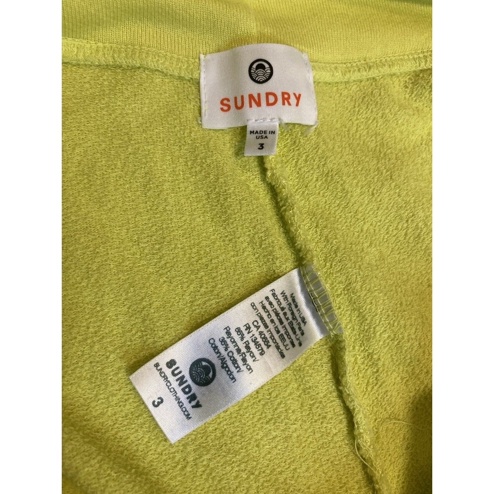 sundry Joggers Anthropologie Sz 3 Soft Yellow Tye Dye Drawstring Comfy Lounge - Picture 6 of 9